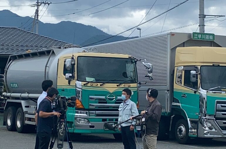 NHK様に取材をしていただいました。